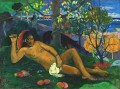 Te arii vahine des Königs s Ehefrau Beitrag Impressionismus Primitivismus Paul Gauguin